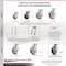 Service Caster 5 Inch Kingpinless Poly on Polyolefin Wheel Caster Set Brake and Swivel Lock SCC SCC-KP30S520-PPUR-SLB-BSL-4 - alternate 1